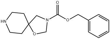 1-Oxa-3,8-diazaspiro[4.5]decane-3-carboxylic acid, phenylmethyl ester Struktur