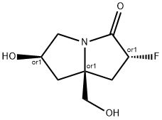 (2R,6R,7AS)-REL-2-氟-6-羟基-7A-(羟甲基)四氢-1H-吡呤环-3(2H)-酮 结构式