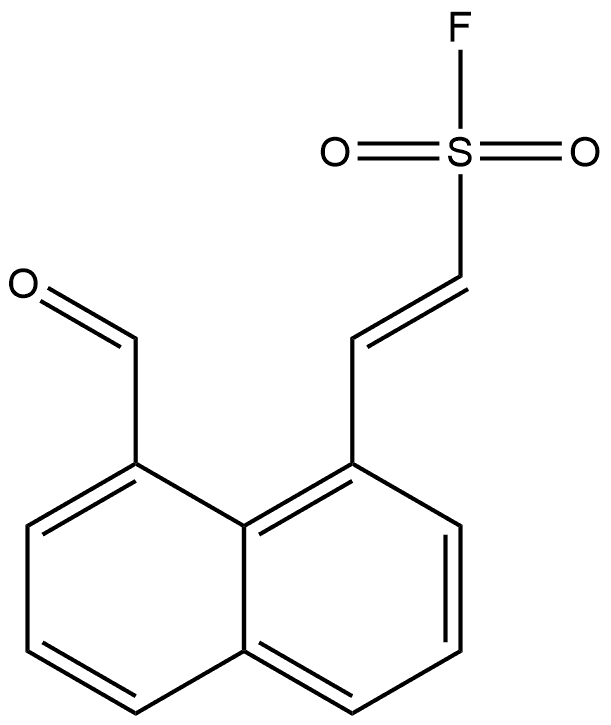 Ethenesulfonyl fluoride, 2-(8-formyl-1- Structure