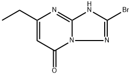 2-溴-5-乙基-[1,2,4]三唑并[1,5-A]嘧啶-7(1H)-酮, 2869958-76-7, 结构式