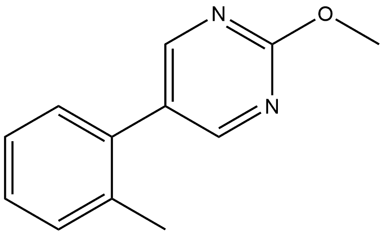 2-Methoxy-5-(2-methylphenyl)pyrimidine 结构式