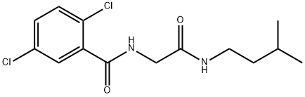 Benzamide, 2,5-dichloro-N-[2-[(3-methylbutyl)amino]-2-oxoethyl]-|伊沙佐米杂质24