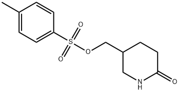 4-甲基苯磺酸(6-氧代哌啶-3-基)甲酯 结构式