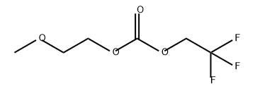 Carbonic acid, 2-methoxyethyl 2,2,2-trifluoroethyl ester Struktur