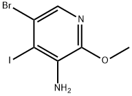 5-溴-4-碘-2-甲氧基吡啶-3-胺,2890261-28-4,结构式