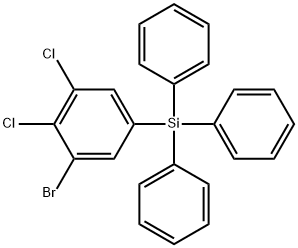 Benzene, 1-bromo-2,3-dichloro-5-(triphenylsilyl)-|3-溴-4,5-二氯苯基三苯基硅烷