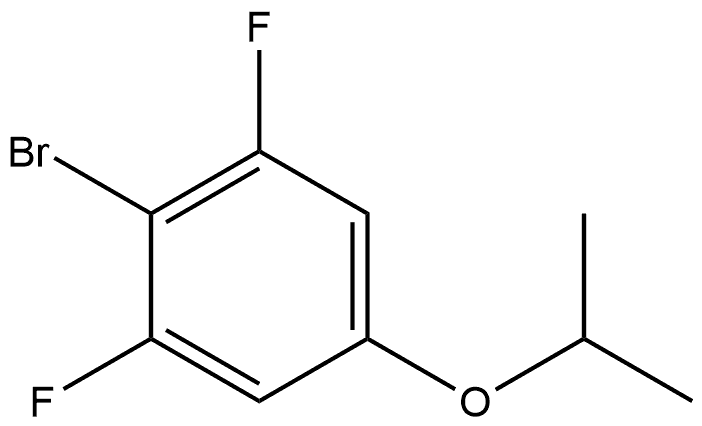 2-Bromo-1,3-difluoro-5-isopropoxybenzene Struktur