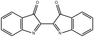 2,2'-ビ[3H-インドール]-3,3'-ジオン 化学構造式