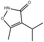 3(2H)-Isoxazolone, 5-methyl-4-(1-methylethyl)- 结构式