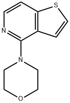 Thieno[3,2-c]pyridine, 4-(4-morpholinyl)- Structure