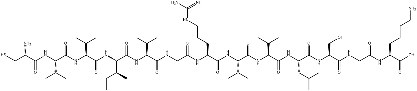 HCV NS4A PROTEIN (22-34) (H STRAIN), 290832-54-1, 结构式