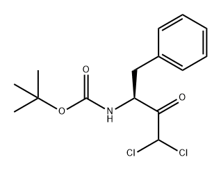 Carbamic acid, N-[(1S)-3,3-dichloro-2-oxo-1-(phenylmethyl)propyl]-, 1,1-dimethylethyl ester