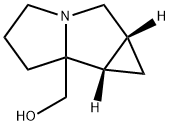 Cyclopropa[a]pyrrolizine-6a(4H)-methanol, hexahydro-, (1aR,6bS)- Struktur
