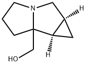 Cyclopropa[a]pyrrolizine-6a(4H)-methanol, hexahydro-, (1aS,6bR)- Struktur