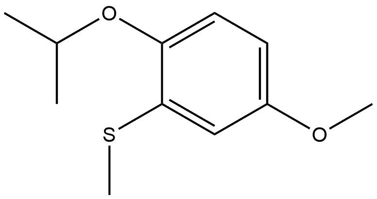 (2-异丙氧基-5-甲氧基苯基)(甲基)硫烷, 2918898-20-9, 结构式
