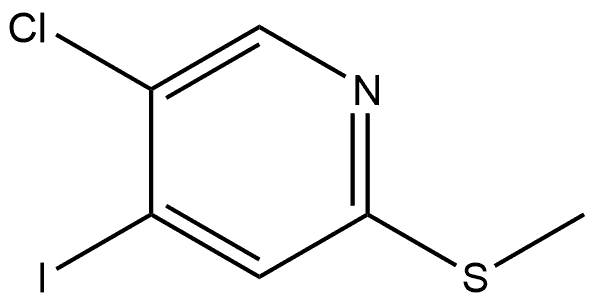 5-chloro-4-iodo-2-(methylthio)pyridine Struktur