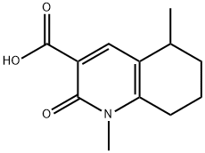 1,5-Dimethyl-2-oxo-1,2,5,6,7,8-hexahydroquinoline-3-carboxylic acid Struktur