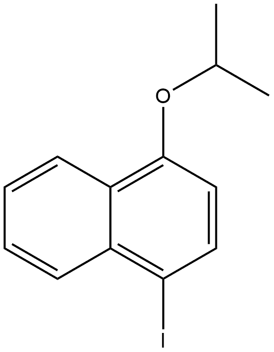 1-iodo-4-isopropoxynaphthalene Struktur