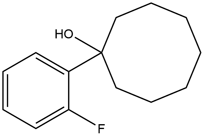 1-(2-fluorophenyl)cyclooctanol Struktur