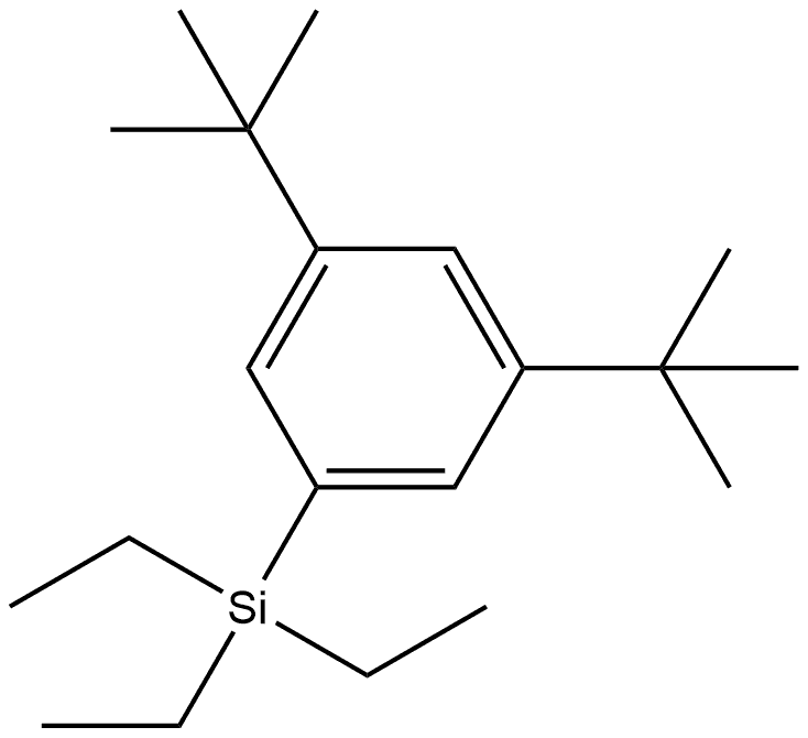 (3,5-di-tert-butylphenyl)triethylsilane Structure