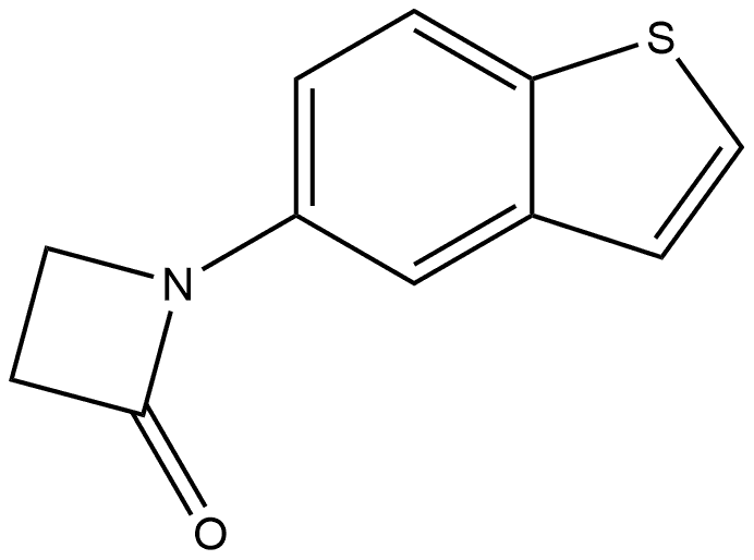 2-Azetidinone, 1-benzo[b]thien-5-yl- Structure