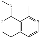 1H-Pyrano[3,4-c]pyridine, 3,4-dihydro-1-methoxy-8-methyl- (9CI) Struktur