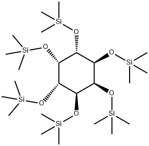 1-O,2-O,3-O,4-O,5-O,6-O-Hexakis(trimethylsilyl)-neo-inositol Struktur