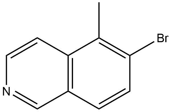 6-溴-5-甲基异喹啉, 2941123-57-3, 结构式