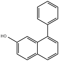 2-Naphthalenol, 8-phenyl- Structure