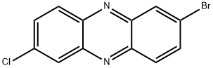 Phenazine, 2-bromo-7-chloro- Structure
