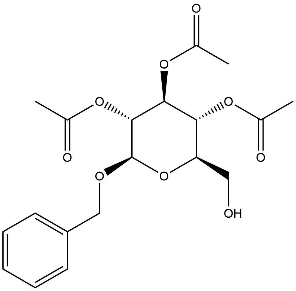 β-D-Glucopyranoside, phenylmethyl, 2,3,4-triacetate|