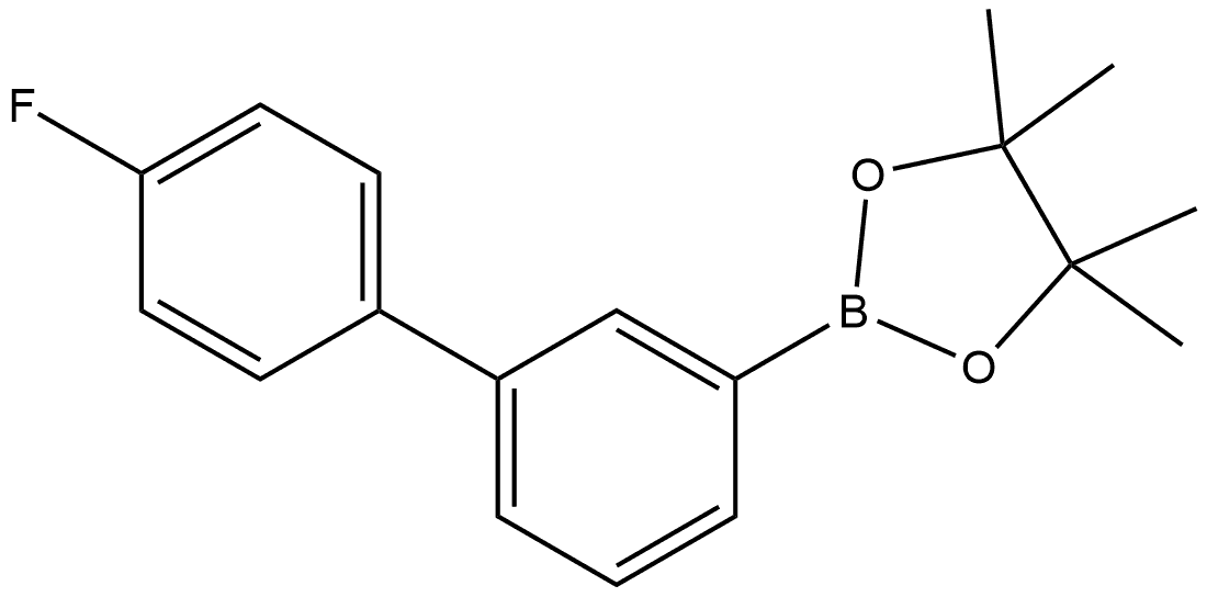 2-(4'-Fluoro-[1,1'-biphenyl]-3-yl)-4,4,5,5-tetramethyl-1,3,2-dioxaborolane Structure
