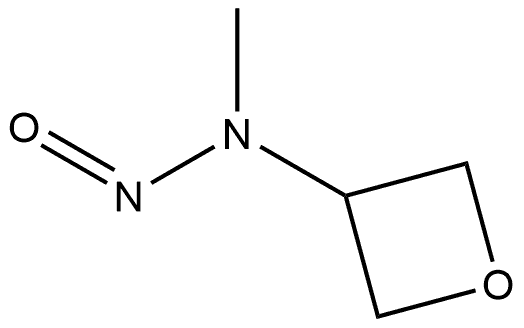 Methyl(oxetan-3-yl)nitrosamine Structure