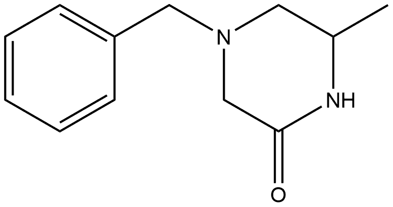 4-BENZYL-6-METHYLPIPERAZIN-2-ONE Structure