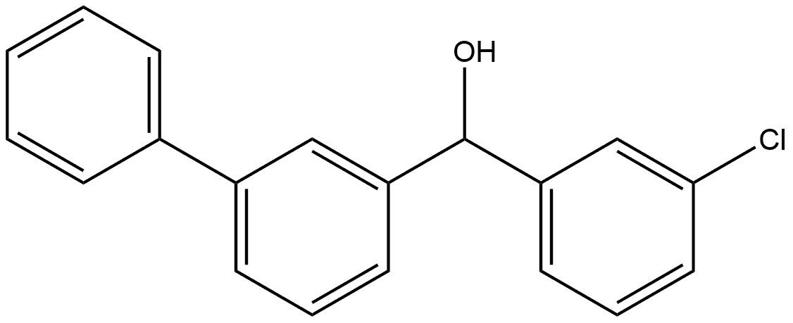 1,1'-biphenyl]-3-yl(3-chlorophenyl)methanol Structure