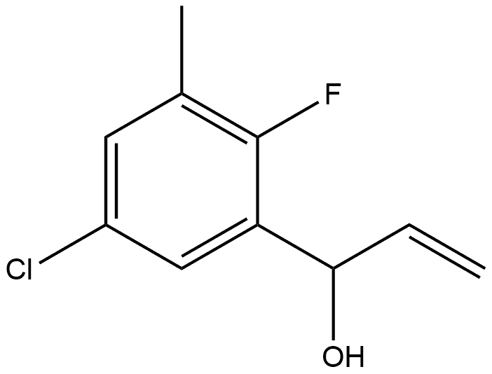 1-(5-chloro-2-fluoro-3-methylphenyl)prop-2-en-1-ol Structure