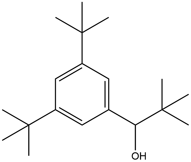 1-(3,5-di-tert-butylphenyl)-2,2-dimethylpropan-1-ol Structure