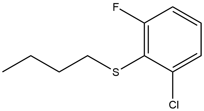butyl(2-chloro-6-fluorophenyl)sulfane Structure