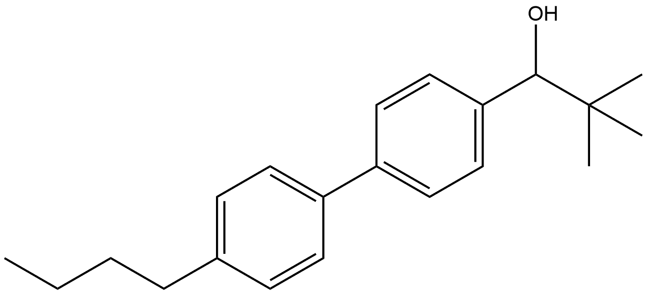 1-(4'-butyl-[1,1'-biphenyl]-4-yl)-2,2-dimethylpropan-1-ol,3002458-04-7,结构式