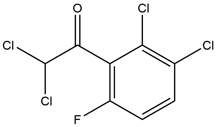 2,2-dichloro-1-(2,3-dichloro-6-fluorophenyl)ethanone Structure