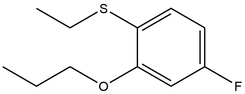 ethyl(4-fluoro-2-propoxyphenyl)sulfane 结构式