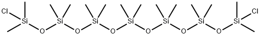 Heptasiloxane, 1,13-dichloro-1,1,3,3,5,5,7,7,9,9,11,11,13,13-tetradecamethyl- 化学構造式