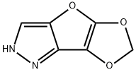 2H-[1,3]Dioxolo[4,5]furo[3,2-c]pyrazole 结构式