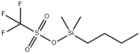 Methanesulfonic acid, 1,1,1-trifluoro-, butyldimethylsilyl ester Structure