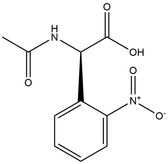N-AC-R-2-硝基苯甘氨酸, 30151-62-3, 结构式