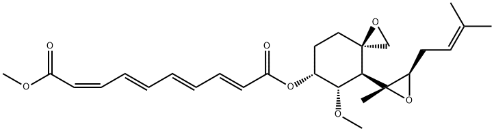 cis-Fumagillin methyl ester Structure