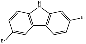 9H-Carbazole, 2,6-dibromo- 结构式