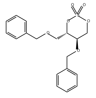 1,3,2-Dioxathiane, 5-(phenylmethoxy)-4-[(phenylmethoxy)methyl]-, 2,2-dioxide, (4S,5R)- 结构式