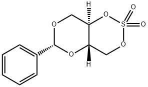 4H,8H-[1,3]Dioxino[5,4-d]-1,3,2-dioxathiin, dihydro-6-phenyl-, 2,2-dioxide, (4aS,6R,8aR)- 结构式