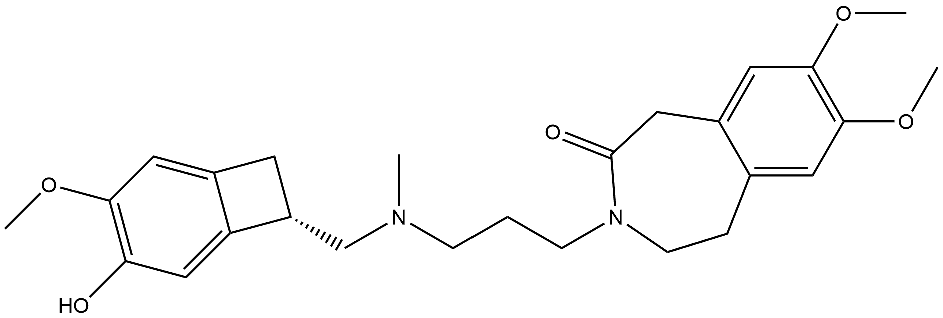 Ivabradine Impurity 21 HCl Struktur